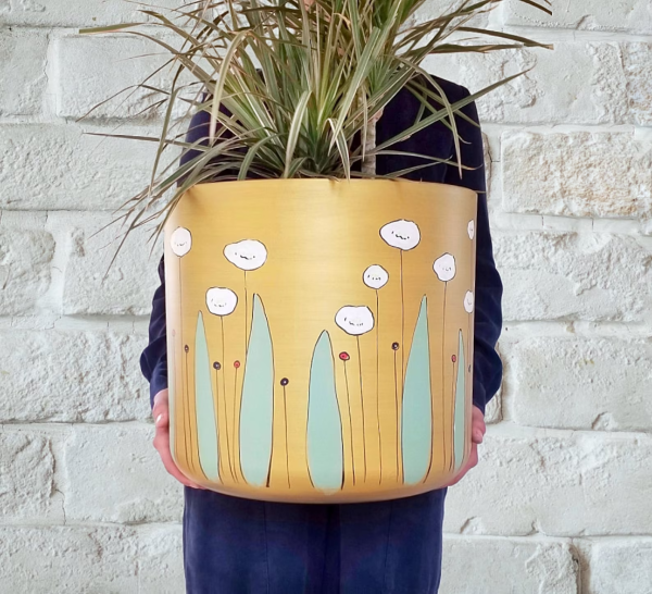 Extra Large Golden planter